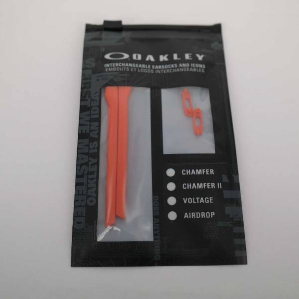 Oakley Chamfer / Chamfer 2.0 Earsock & Icon Kit - Orange Szárgumi és Ikon